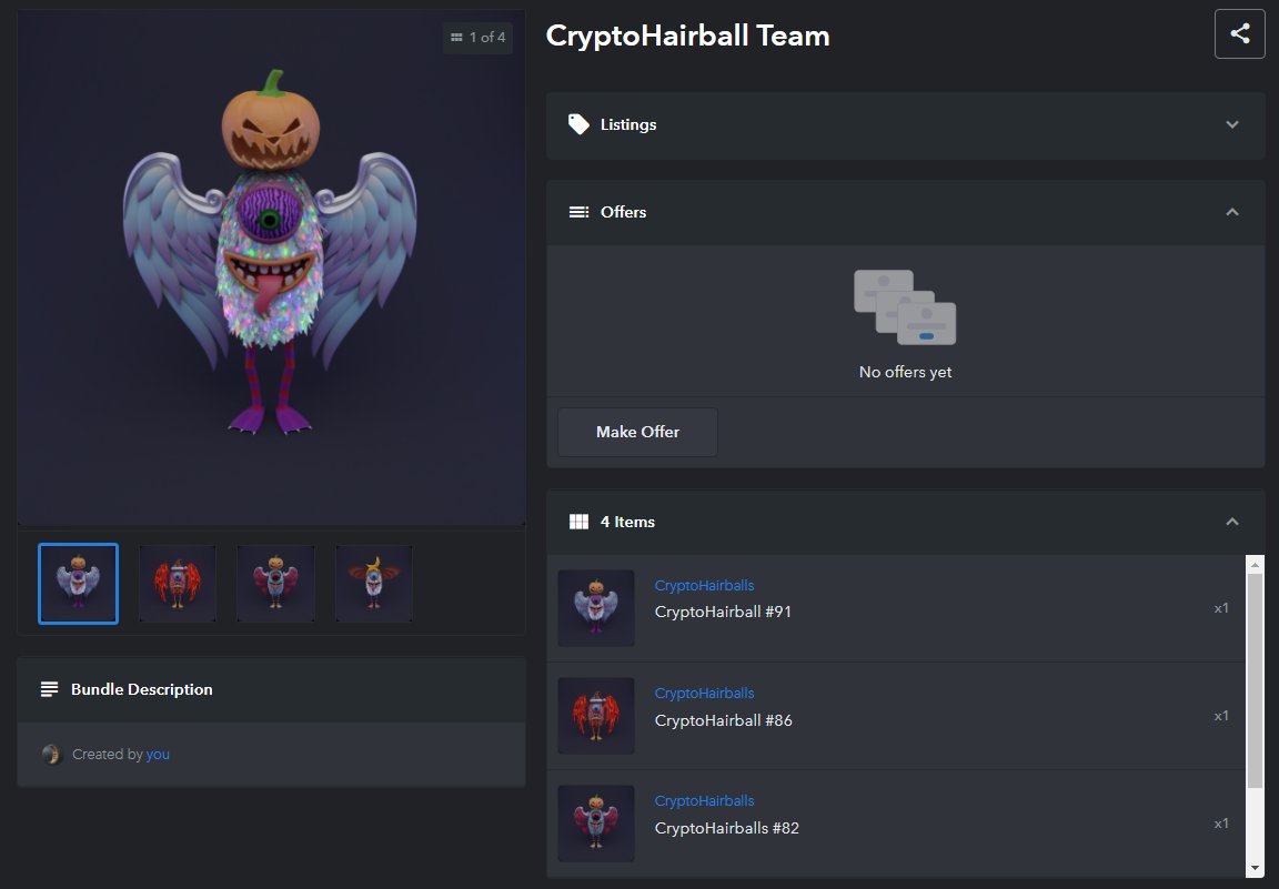 CryptoHairball #10, #82, #86, #91 sold!
Thanks <a href="/GoneStreakin/">Gone Streakin' ™ ⚡️</a> 

You can offer for a team.

#NFTCommunity #nftart #NFTartist #NFTartists #nft #nftcollector #nftcollectors #NFTGiveaway #NFTcollection