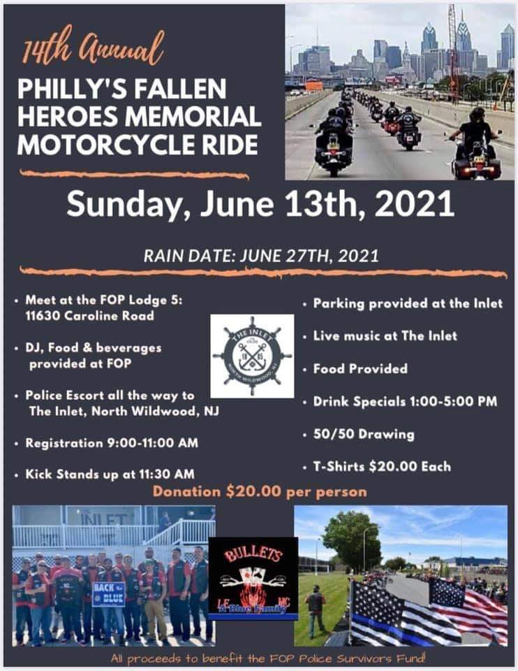 LemcBullets's tweet image. This Sunday!!! 
We appreciate all of your support to honor Philly's Fallen Heroes. 
Hope to see everyone there!!!