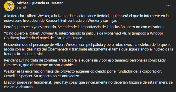 GamerE_Oficial's tweet image. Concuerdo con la opinión de #MichaelQuesada sobre el la serie de #ResidentEvil en #Netflix