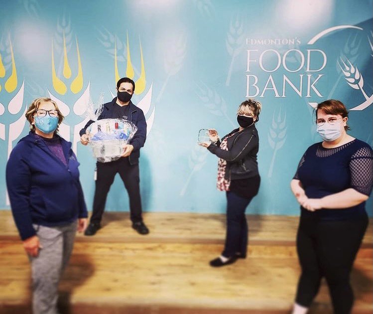 We were honoured to receive the <a href="/yegfoodbank/">Edmonton's Food Bank</a>’s Janet Hughes Award, but we’re even more honoured to support our community by helping to feed our city’s most vulnerable. 

It is through these partnerships that we create a collective, positive impact for our community.