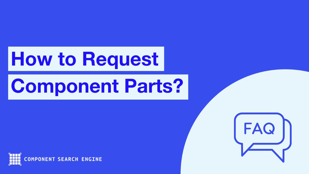 SearchComponent's tweet photo. If you can’t find the #component parts you’re looking for, simply submit a request. We will build it for you for #free within 2 business days- it’s that simple! Find out more→ https://t.co/5cEdG6j9uf https://t.co/lcdDhvzKn3