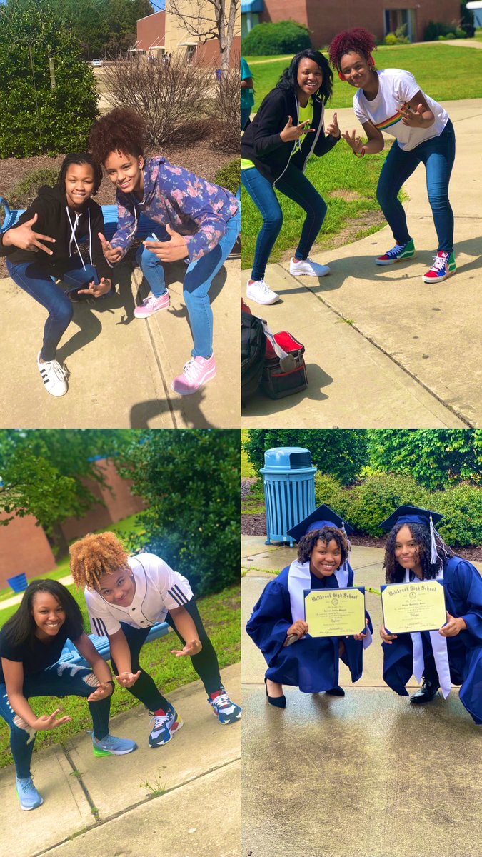 We finally completed the collage, after 4 years and 4 different hair colors for Skylar 😂🥺