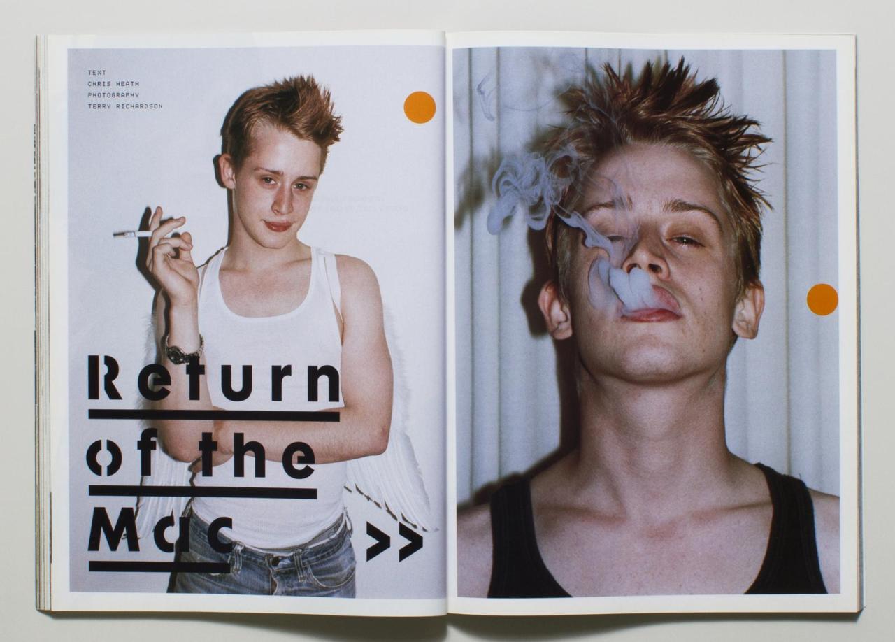 High End Homo Macaulay Culkin By Terry Richardson For The Face November 02 T Co Pk5i3yi3pa Twitter