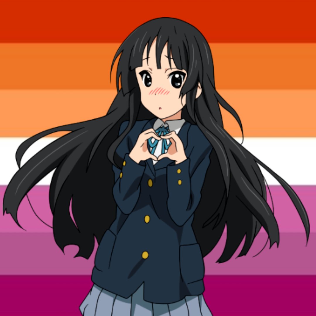 your fav is a lesbian on X: Mio Akiyama from K-On is a lesbian