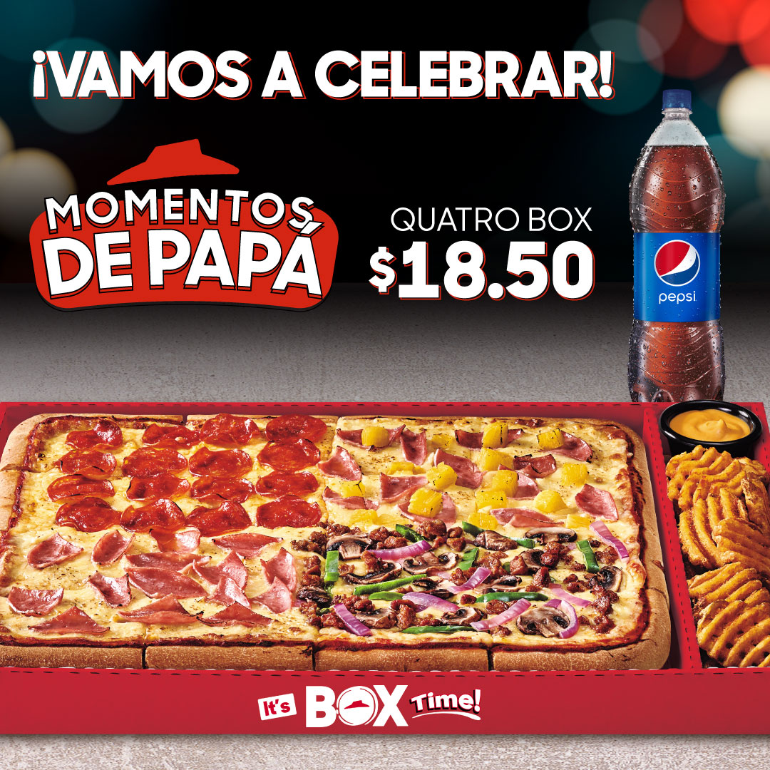PizzaHutEC's tweet photo. Disfrutar del fútbol contigo acompañado de una #QuatroBox es uno de mis momentos favoritos. ⚽️🍕
☎️ 1700 007 007
💻 https://t.co/aD3qZvQCk3 https://t.co/ObpdUSVUov