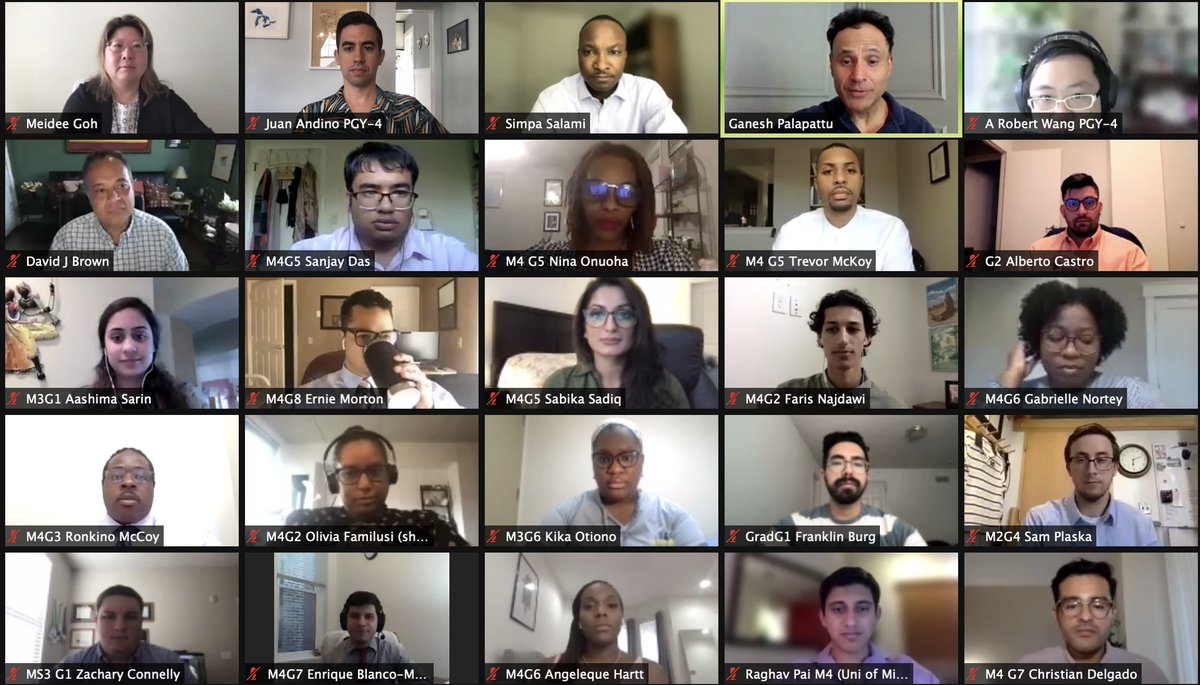 Juan José Andino (@juanjandino) on Twitter photo #MUA21 kicks off!
Organized by Dr. Goh and <a href="/samsimsal/">Simpa Salami</a> and kick off by <a href="/gpalapa2/">Ganesh Palapattu</a>
"We started this program because we know that there is work to be done in the field of #urology. Our workforce needs to reflect the patients we serve." #MUA21 kicks off!
Organized by Dr. Goh and <a href="/samsimsal/">Simpa Salami</a> and kick off by <a href="/gpalapa2/">Ganesh Palapattu</a>
"We started this program because we know that there is work to be done in the field of #urology. Our workforce needs to reflect the patients we serve."