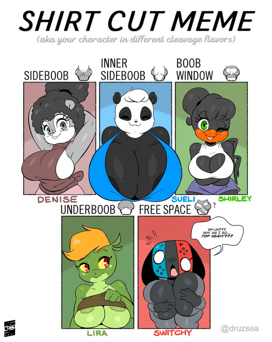 JP_Criacoes's tweet photo. Fiz a coisa. :3 Demorei o dia todo pra desenhar, tem alguma coisa errada. :x
#Denise #GwenGeek #Sueli #Shirley #JonasBrasileiro #Lira #ContosDeSezvilpan #Switchy #SwitchDog #NintendoSwitch #ShirtCutMeme https://t.co/xLBvWEyMMf