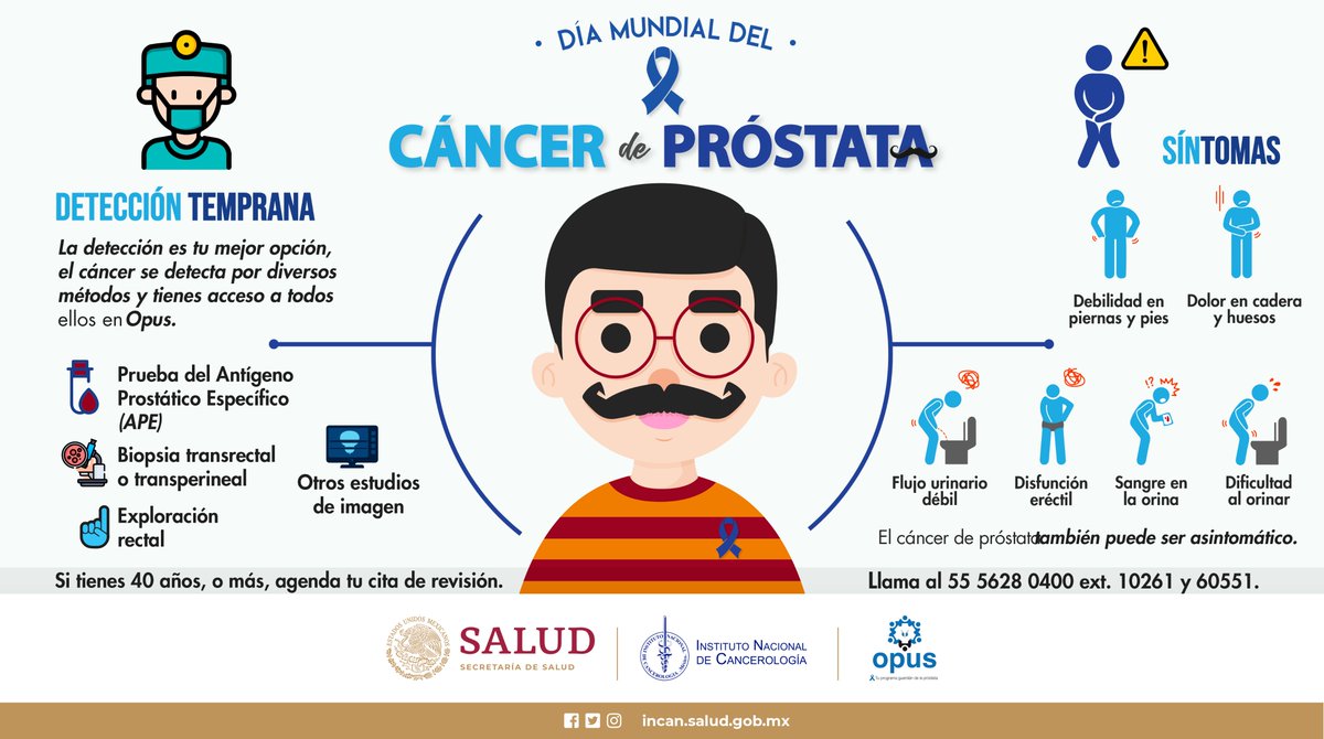 incanMX's tweet photo. Día Mundial del Cáncer de Próstata | Existen muchos mitos en torno al diagnostico del cáncer de próstata, pero lo que sí debes saber es que, ninguno de ellos compromete tu masculinidad ni la manera en que disfrutas de tu sexualidad; el beneficio para tu salud es mucho mayor. https://t.co/0hEy4nZ559