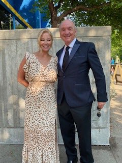 ChuckWTHR's tweet image. Representing #wthr with ⁦@JuliaMoffitt13⁩ at #zoobilation! Great night at ⁦@IndianapolisZoo⁩ !