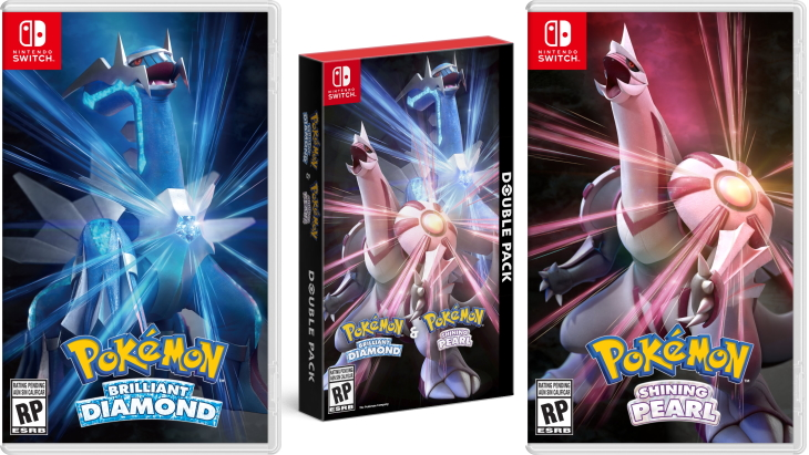 Pokémon Brilliant Diamond & Pokémon Shining Pearl Double Pack - Nintendo  Switch