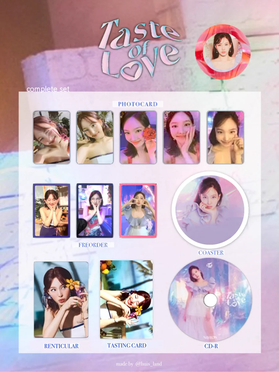 TWICE ツウィ taste of love フィルムキーリング トレカ TWICE ツウィ taste of love フィルムキーリング トレカ TWICE ツウィ