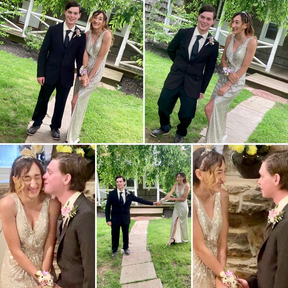 It’s so refreshing to see the kids finally enjoying prom season after so many disappointments last year. You both look amazing.  Have a magical evening!