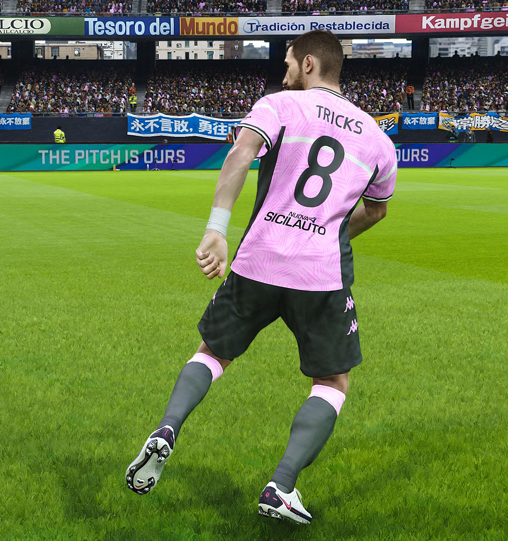 Trick8s on X: PALERMO #PalermoFC Remake Concept Kit @officialpes DOWNLOAD:   Made with @PESMasterSite Kitcreator 2.0  #eFootballPES2021 #kitmaker #kit #Concept #conceptkit #Kappa #conceptjersey  #design #Palermo #football