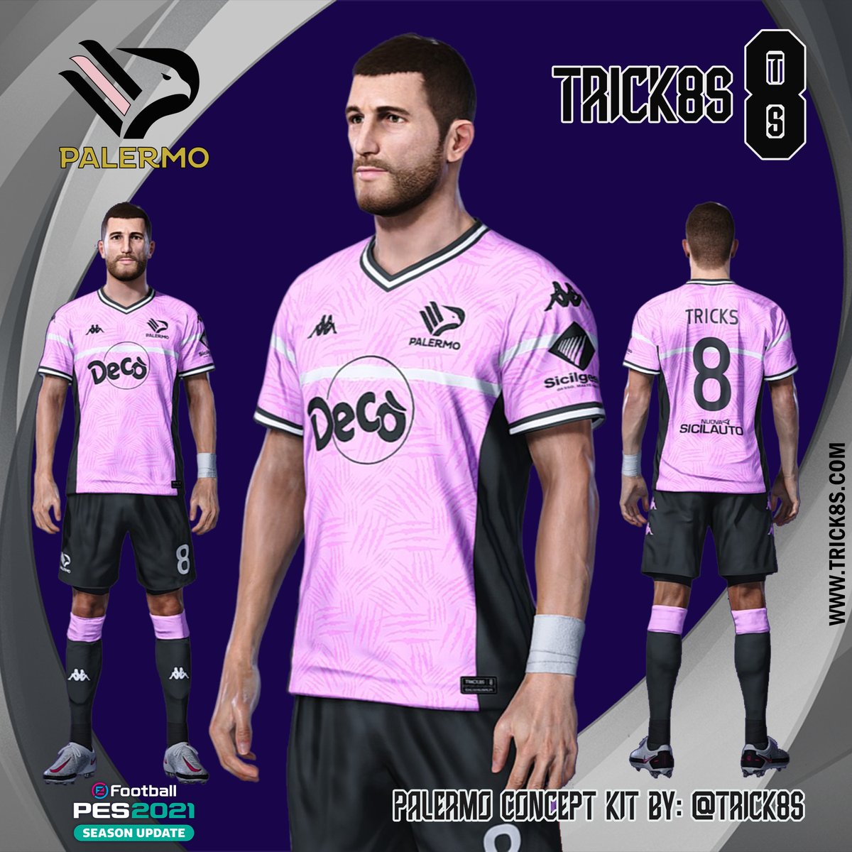 2021-22 Palermo Home Shirt - NEW