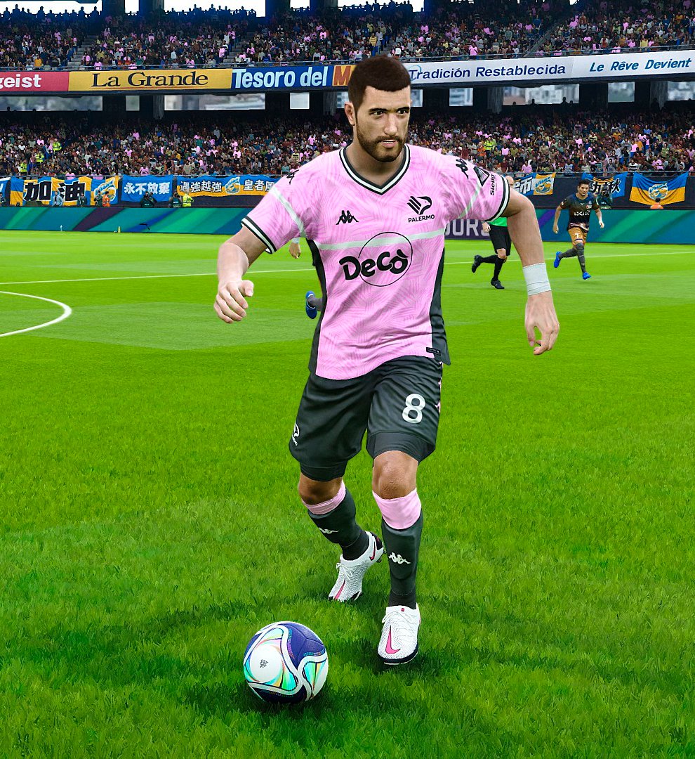 Trick8s on X: PALERMO #PalermoFC Remake Concept Kit @officialpes DOWNLOAD:   Made with @PESMasterSite Kitcreator 2.0  #eFootballPES2021 #kitmaker #kit #Concept #conceptkit #Kappa #conceptjersey  #design #Palermo #football