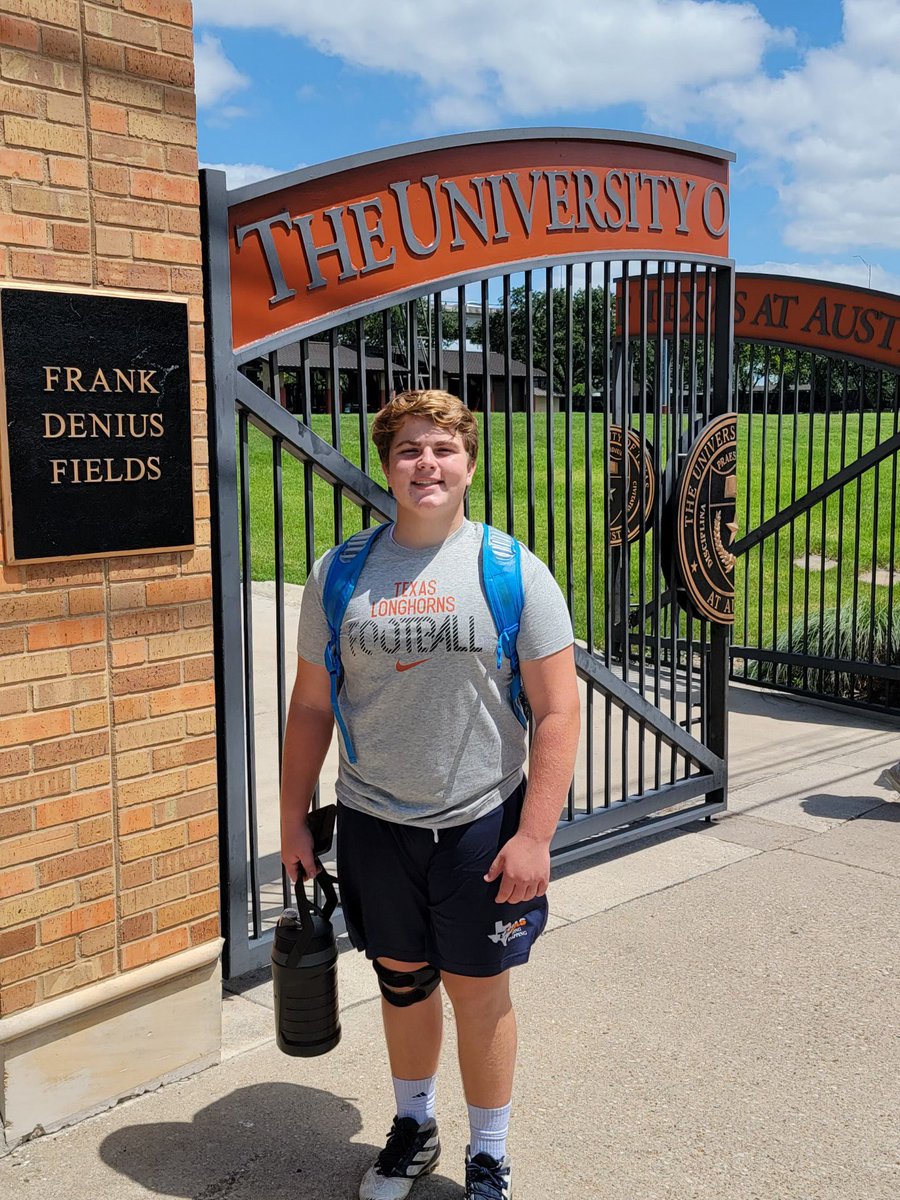 ColbyConnell1's tweet photo. Had a great time at the @TexasFootball specialist camp today. Thank you @JustinMader1 and @CoachJeffBanks for having me out! https://t.co/R3ivll2T83