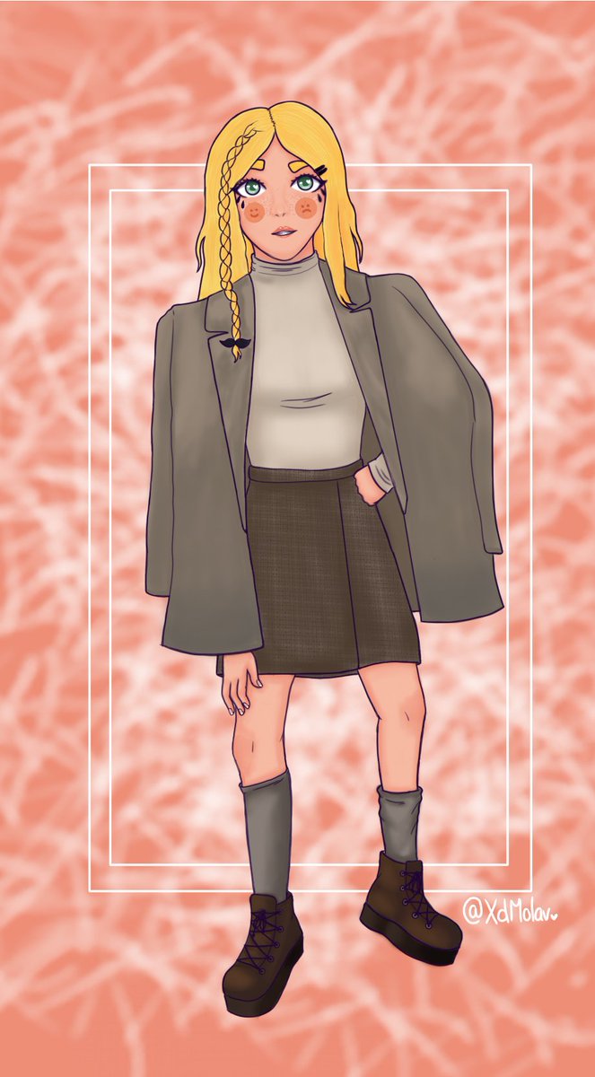 XdMolav's tweet photo. Esto me tomo mas tiempo del que esperaba pero no se ve nada mal en mi opinión 🧐😌 espero les guste 🥺✌🏻💓
Esta bella señorita es de :
💕 @ReldToori @MelinaNININA 💕
✨ #ReldFanchild ✨
🌺 #ClaraFanart 🌺 https://t.co/FVwpxYGQNt