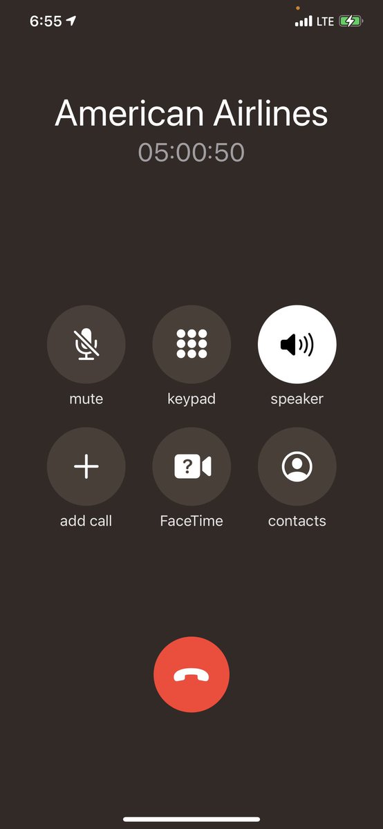 cecfy's tweet image. Hmmm🤔 . . . “Here for 24/7” @AmericanAir ?? Been on hold now over FIVE hours trying to make a change to a future flight. Which I couldn’t do on your App or website. #BeyondRidiculous