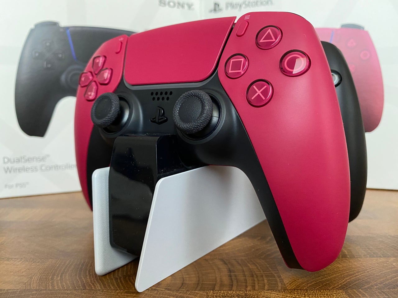 IGN on X: We got a chance to unbox the two new DualSense colors: Midnight  Black and Cosmic Red. You can see the full gallery here:    / X