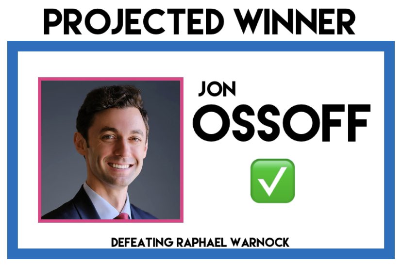 Calling BRACKET RACE 1- Jon Ossoff will defeat Raphael Warnock https://t.co/N3cLe4cWvG https://t.co/odtvIhmqXB