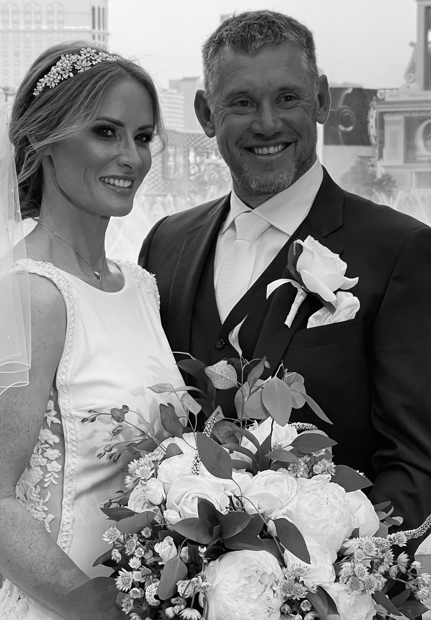 Lee Westwood on Twitter: “Not just here for the hockey! We said I do! #