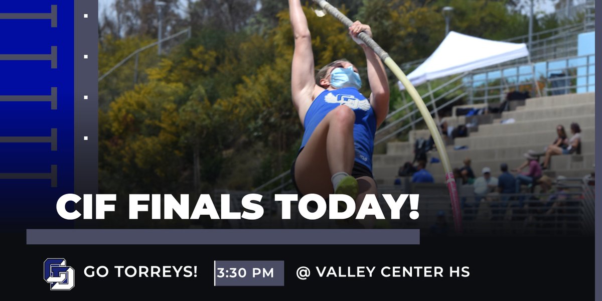 RobGrasso2's tweet photo. Good luck to all of the LJCDS track &amp; field athletes who will be competing today in the D3 CIF Finals! #GoTorreys #TorreyPride #LJCDSTrackandField
@torrey_track https://t.co/VM1u3wLA3n