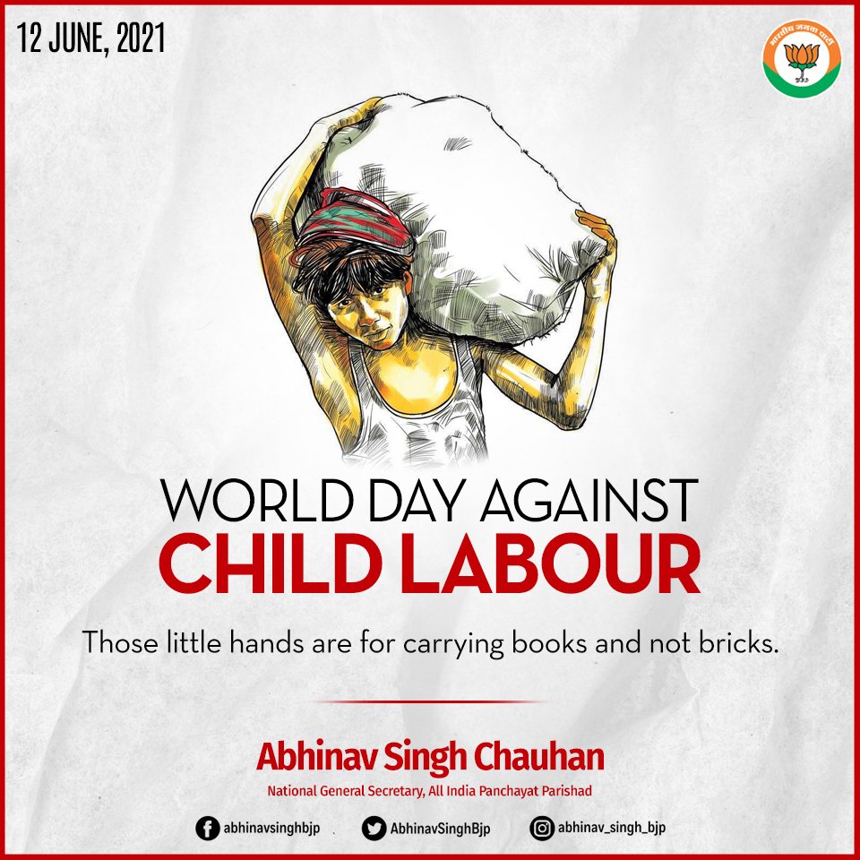 Abhinav Singh They Deserve To Be In School Don T Give Them Tools On This Worlddayagainstchildlabour Let Us Draw Everyone S Attention To Eliminate Child Labour And Remind Them That Each And