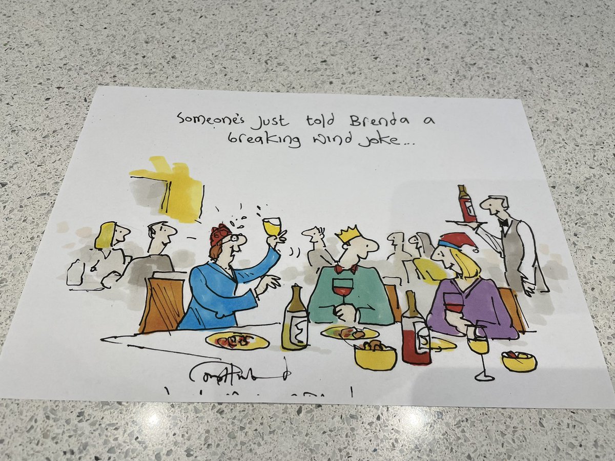 My lovely auntie died a few days ago after living with Alzheimer’s. The wonderful <a href="/tonyhusband1/">Tony Husband Cartoon Archive</a> created this for her (she loved a rude joke) to help raise funds in her memory <a href="/alzheimerssoc/">Alzheimer's Society</a> trk.justgiving.com/f/a/1tlS0rmuNr…~