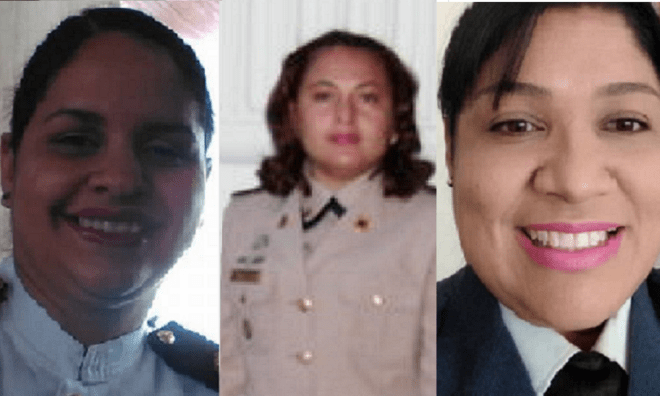 CronicaPolicial's tweet image. Detenidas estas tres militares en Maracay por comercializar y montar jornadas clandestinas de vacunación contra la COVID-19. noticiascol.com/2021/06/11/det…