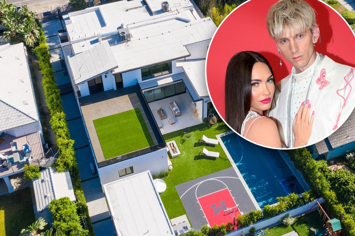 Megan Fox &amp; Machine Gun Kelly shack up in $30K per month Airbnb