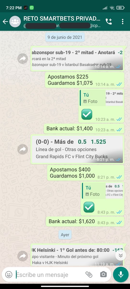 SmartBetsMex's tweet photo. 🚨 INSCRIPCIONES ABIERTAS PARA EL #RETOSMART4 🚨
Llevamos dos retos lográndolo y estamos con 85% de utilidad en el tercero. 💰
Costo: $300 mxn
Les recuerdo que solo acepto 10 personas. 😁
RT para participar por un lugar gratis. 🔥 https://t.co/5quU4TFHlN