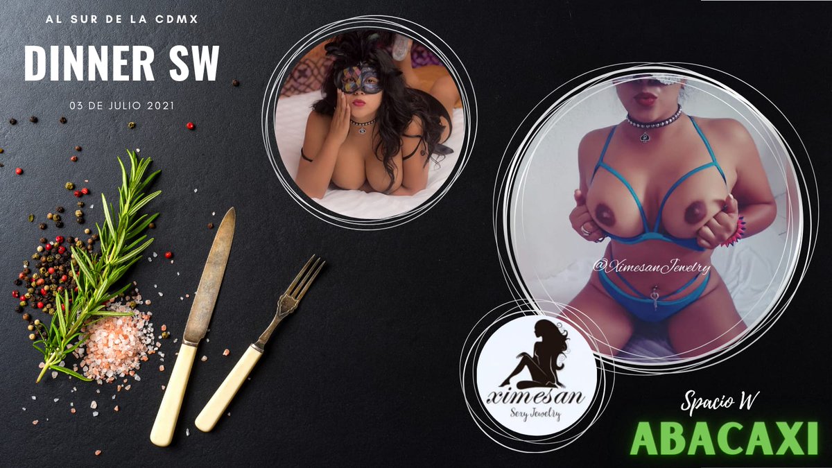 Floraf_2019's tweet photo. Las piezas mรกs sensuales de
@XimesanJewelry llegan a. . .
๐ธ๐ฝ#Dinner_Sw๐ฝ๐ธ
ยฟQuieren conseguir alguna?
Reserven ya!!
๐@FerMarSW1 and @LuisAnd1993 ๐
#lifestyleSW
#lo_vivimos
#be_sw
๐ #ABACAXI๐ https://t.co/Nw5Cvq9at2