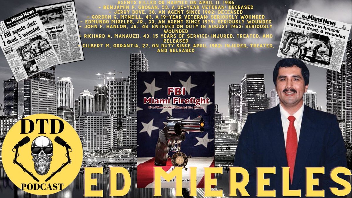 It’s here.....The harrowing story of 5 minutes that changed the FBI forever. This week Edmundo Mireles Jr. Is in the studio to talk about the gunfight with bank robbers that changed his life forever. Listen to his story at the links below. 
Audio links:
anchor.fm/dustin-kelly