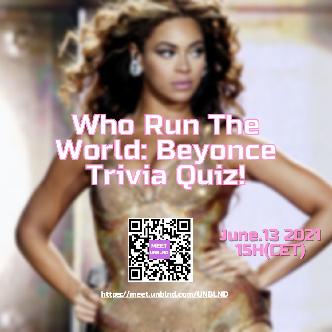 unblnd's tweet photo. All the Beyhives gather up! Are you a fan of Beyonce and listen to her songs, watch her performances and look into her outfits? Then, Join us our Beyonce Quiz event and prove yourself that you are a true Beyhive! #Beyonce #LEMONADE #OTL #GRAMMYs #beyhiveawards #beyhive #Coachella https://t.co/gFMXs72MgL