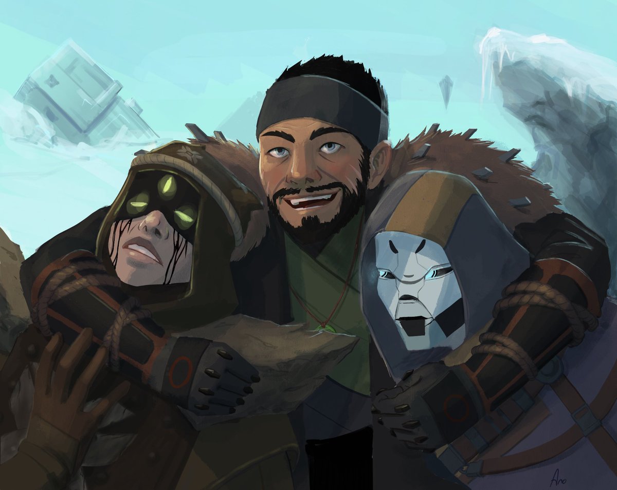 Anodesu's tweet image. Dark Vanguard about to do some CRIMES.

#DestinyArt #Destiny2