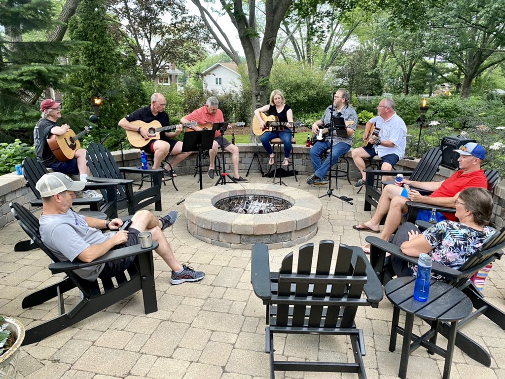 Summer has officially begun - backyard jamfest!  #wiwildcatsummer