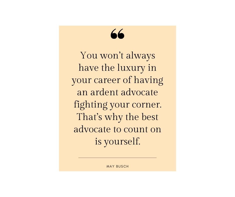 maybusch's tweet photo. Advocating for yourself in your career is simply making sure the right people are aware of your aspirations. Putting yourself on the radar. Making the case for why you should be chosen to lead a project, get a raise or get that promotion.

#FridayFeeling https://t.co/VLnRELPfFd