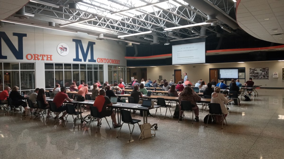 SAT Prep is the focus this summer &amp; our PD kicked of this week in great fashion with over 50 teachers at North Montgomery High School! 

One teacher commented it was one of the best trainings she has ever attended. 

#GEARUPworks <a href="/PurdueEDU/">Purdue College of Education</a> <a href="/NMHSinfo/">North Montgomery HS</a> <a href="/edpartnerships/">NCCEP</a>