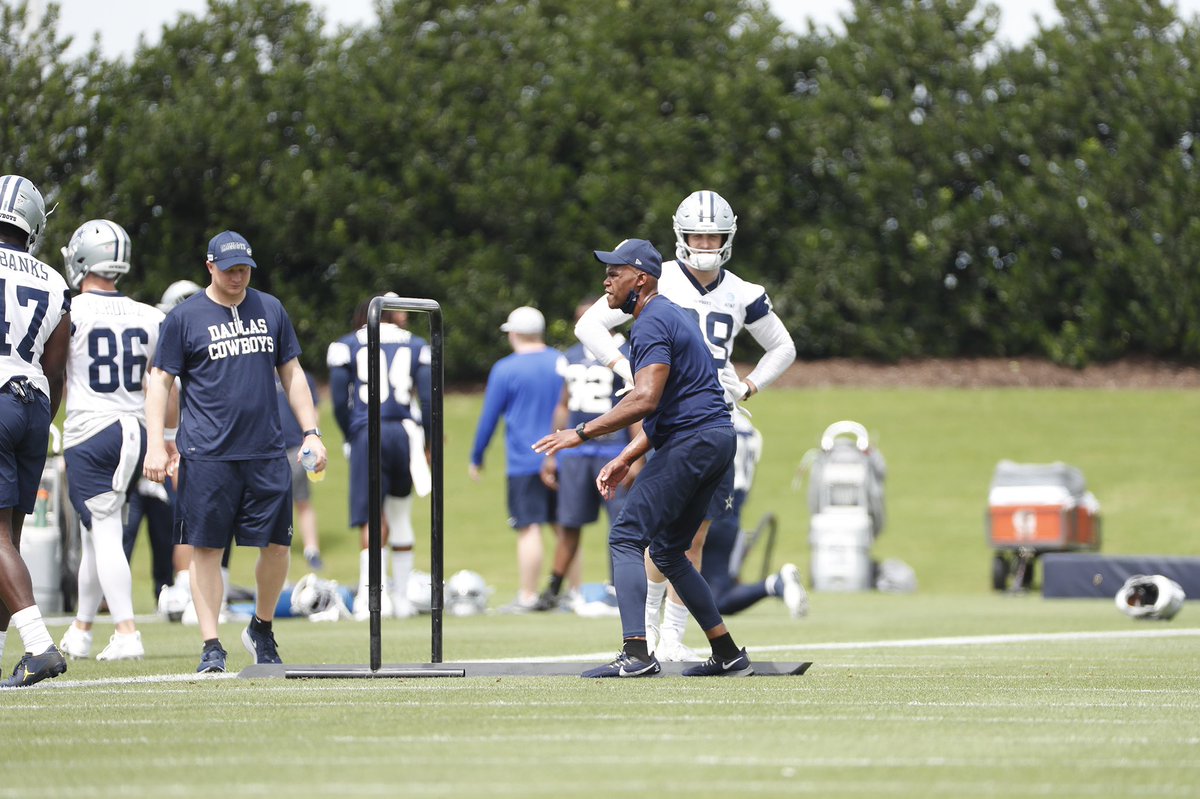 Lundawells's tweet photo. Year #10 off-season officially over. Looking forward to training camp. I thank God for the opportunity that he has given me to work with these men, and help them fulfill there Destiny and Purpose, along with Representing the Dallas Cowboys Organization. #AllinGodsPlan🙏🏿 https://t.co/wws9aXD5uW