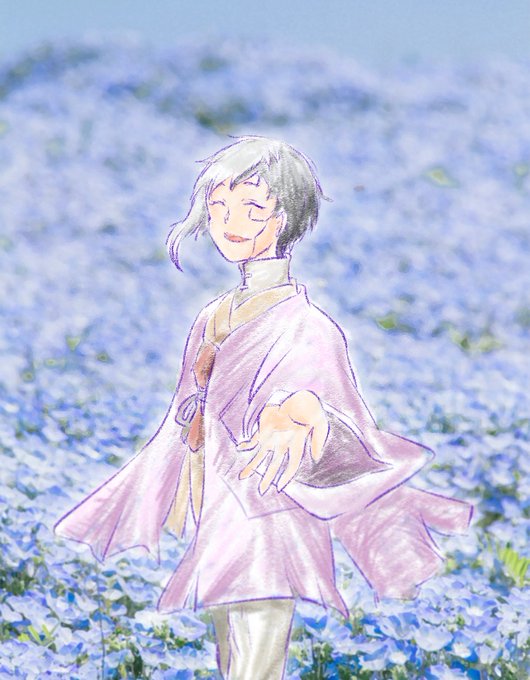 ネモフィラのtwitterイラスト検索結果