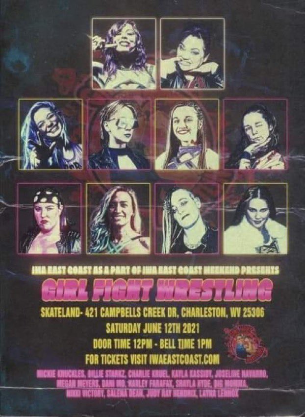 Tomorrow I have my first title defense as the @GirlFightWrest champion. It’s to pretty to not take back home 🤪