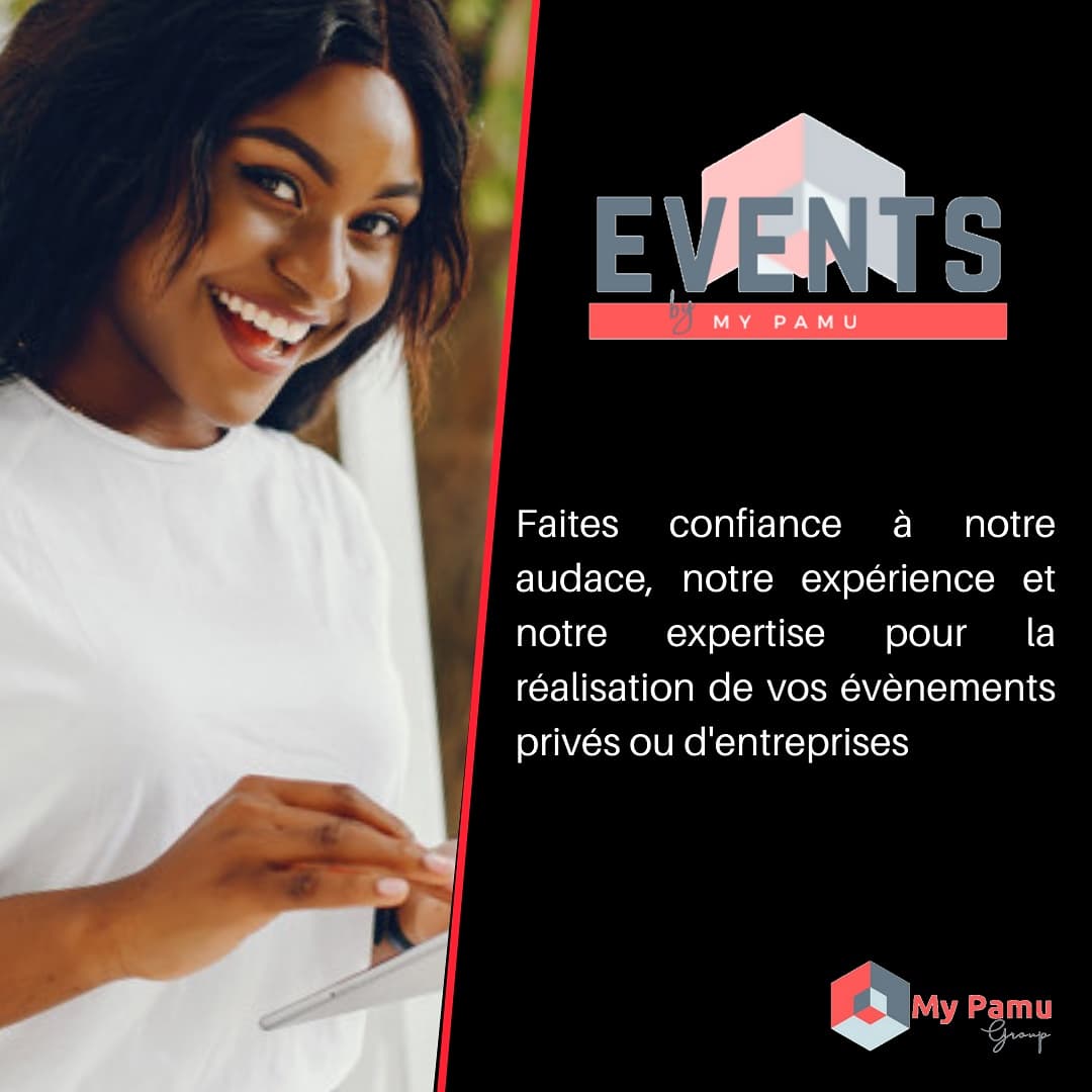 My Pamu Group (@mypamu) on Twitter photo Nous vous proposons un service événementiel avec Events By My Pamu.
Pour tous renseignements, veuillez contacter par :
📧 : events@mypamu.com
📞 : (+242) 05 547 57 44
#mypamugroup #eventsbymypamu Nous vous proposons un service événementiel avec Events By My Pamu.
Pour tous renseignements, veuillez contacter par :
📧 : events@mypamu.com
📞 : (+242) 05 547 57 44
#mypamugroup #eventsbymypamu