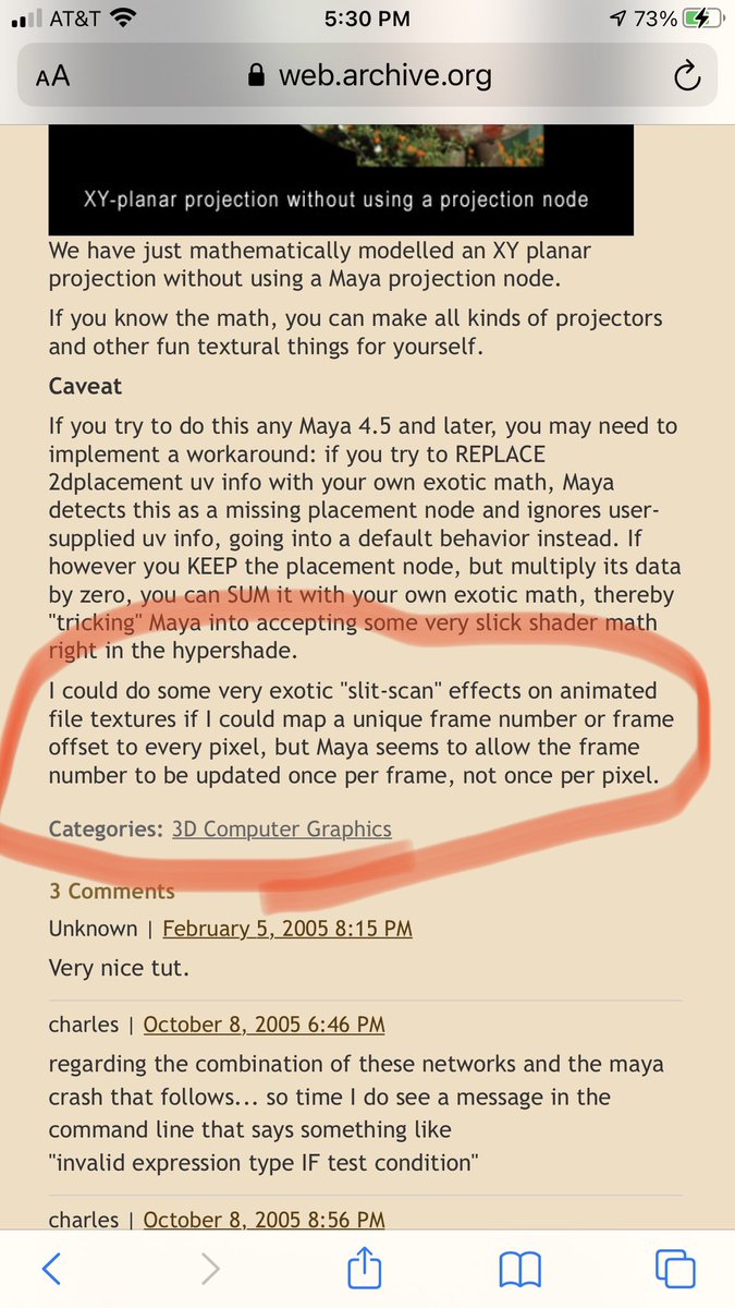 digitalArtform's tweet image. That time in 2005 I tried to invent #aftereffects #timedisplacement