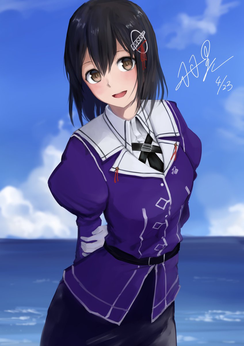 艦これ「#2021年自分が選ぶ今年上半期の4枚
ウマと艦これ半々くらいかな 」|73すけのイラスト