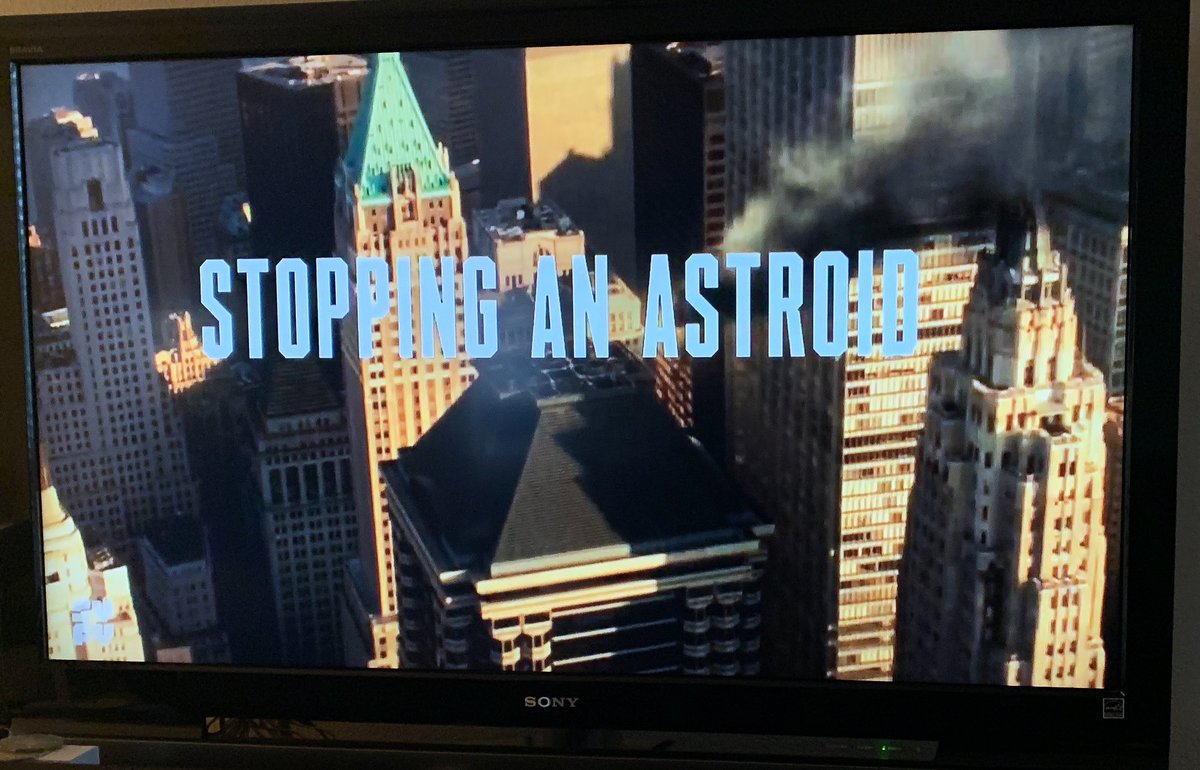 BoyingtonTracy's tweet photo. Hey @SYFY I don’t think this is how you spell “asteroid” https://t.co/oDiJN4cEei