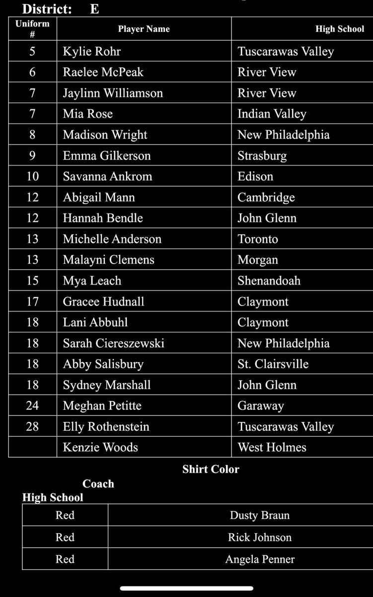 EastDistrictSo1's tweet photo. 2021 East District Underclass Team. Ladies and Coaches good luck as you travel to Pickerington Central on June 21 and June 22🥎for your tournament. https://t.co/O8tk50zHHK
