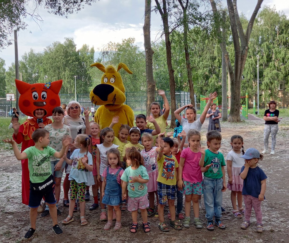 Прошли  детские  мероприятия  на территории  Тос 10 и 12 Центрального района.