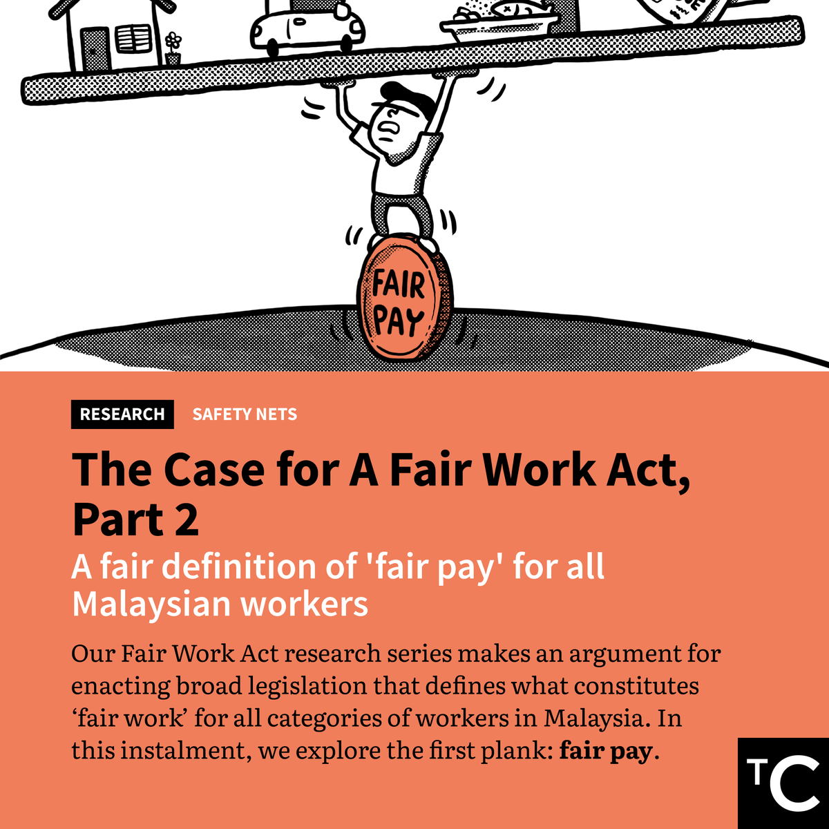 CentreMY_'s tweet photo. What is a societally acceptable rationale for having a minimum wage? It is, arguably, to ensure that minimum living conditions are met. 

#tcresearch #fairworkact #gigwork #minimumwage #livingwage #fairpay https://t.co/JmPLlBzSop