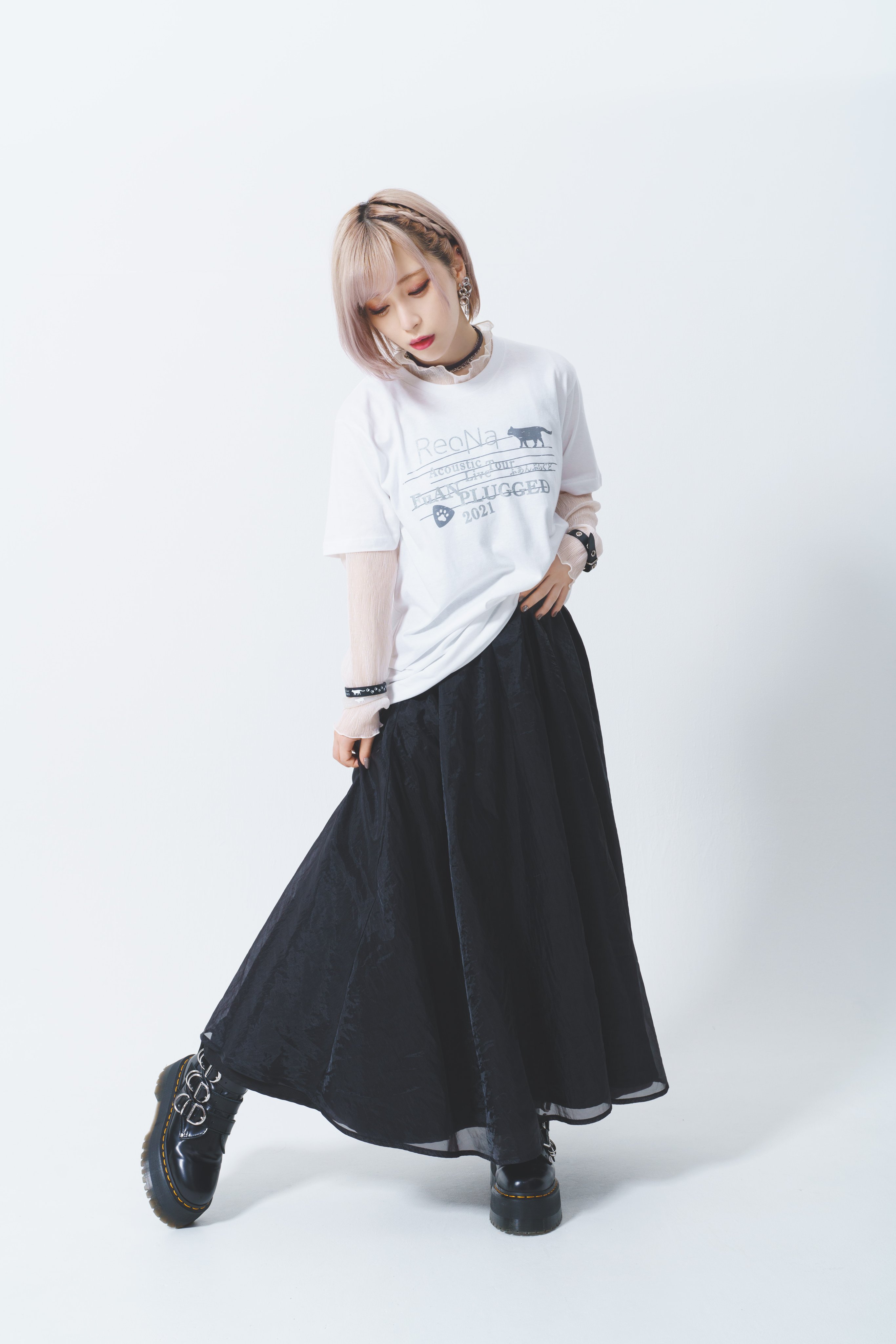 ReoNa♪ふあんぷらぐど2021♪Hello, UnHAPPYシャツ♪サイズL