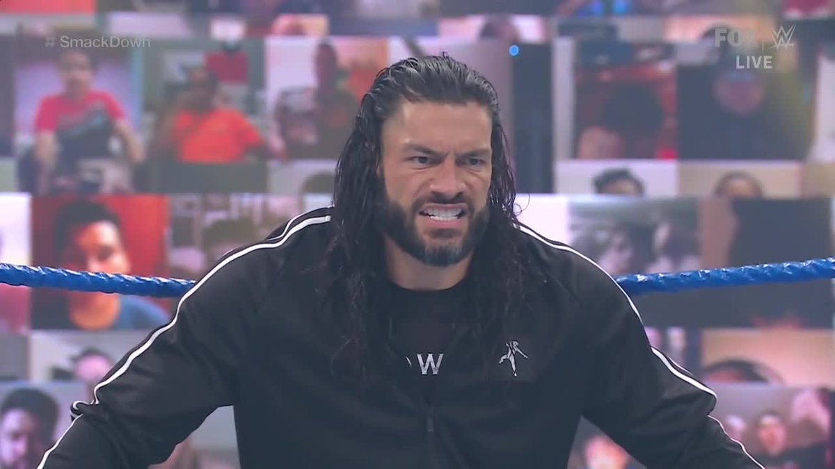 ROspreay's tweet photo. Roman Reigns, Please be heel forever #SMACKDOWN https://t.co/fcQGm8urXV